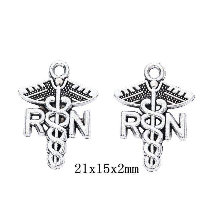 Antique Silver Zinc Alloy Medical Supplies Charm Pendant No.565510 for DIY Necklace Bracelet Jewelry Making