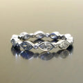 Korean Japanese Super Sparkly Marquise Stone Ring Fashion Simple Elegant Finger Ring For Women view 1