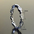 Korean Japanese Super Sparkly Marquise Stone Ring Fashion Simple Elegant Finger Ring For Women view 4