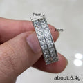 Full Star Zircon Couple Ring For Women, Minimalist Niche Design Index Finger Jewelry view 4