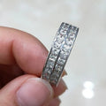 Full Star Zircon Couple Ring For Women, Minimalist Niche Design Index Finger Jewelry view 1