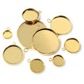 30mm Gold Zinc Alloy Charm Pendant for DIY Necklace Bracelet Jewelry Making view 3