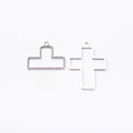 Zinc Alloy Cross Charm Pendant for DIY Necklace Bracelet Jewelry Making view 2