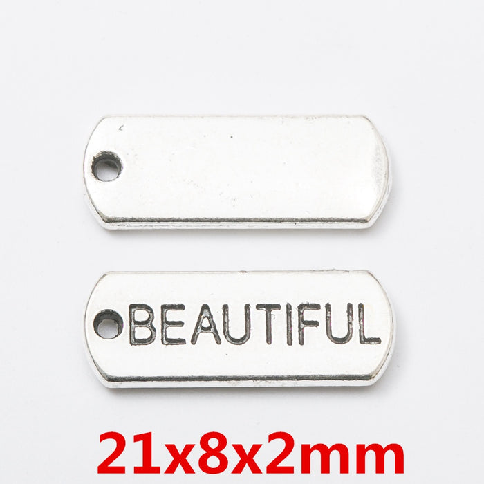 Antique Silver Zinc Alloy BEAUTIFUL Charm Pendant for DIY Necklace Bracelet Jewelry Making