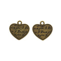 Zinc Alloy Word Plaque Charm Pendant for DIY Necklace Bracelet Jewelry Making view 4