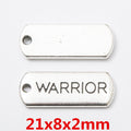 Antique Silver Zinc Alloy WARRIOR Charm Pendant for DIY Necklace Bracelet Jewelry Making view 1