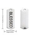 Antique Silver Zinc Alloy Blessed Charm Pendant for DIY Necklace Bracelet Jewelry Making view 1
