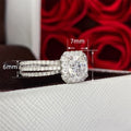 European Creative Engagement Ring With Inlaid Zircon Stones, Cross Border Fashion Hand Jewelry view 4
