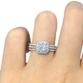 European Creative Engagement Ring With Inlaid Zircon Stones, Cross Border Fashion Hand Jewelry view 5