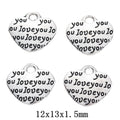 Antique Silver Zinc Alloy Word Tag Charm Pendant No.821810 for DIY Necklace Bracelet Jewelry Making view 1