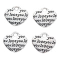 Antique Silver Zinc Alloy Word Tag Charm Pendant No.821810 for DIY Necklace Bracelet Jewelry Making view 2