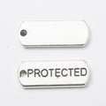 Antique Silver Zinc Alloy Protected Charm Pendant for DIY Necklace Bracelet Jewelry Making view 2