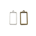 Zinc Alloy Rectangle Tray Charm Pendant for DIY Necklace Bracelet Jewelry Making view 4
