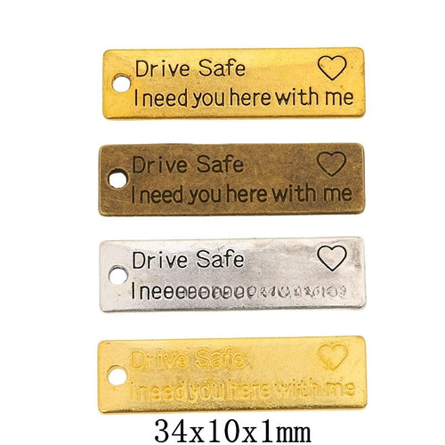 Zinc Alloy Word Tag Jewelry Findings Accessories for DIY Jewelry Making