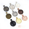 20mm Gold Zinc Alloy Charm Pendant No.969537 for DIY Necklace Bracelet Jewelry Making view 2