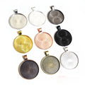 20mm Gold Zinc Alloy Charm Pendant No.969537 for DIY Necklace Bracelet Jewelry Making view 4