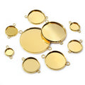 30mm Gold Zinc Alloy Charm Pendant No.841551 for DIY Necklace Bracelet Jewelry Making view 2