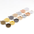 25mm Gold Zinc Alloy Charm Pendant No.569710 for DIY Necklace Bracelet Jewelry Making view 5