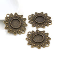 12mm 6.2g Zinc Alloy Charm Pendant for DIY Necklace Bracelet Jewelry Making view 2