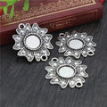 12mm 6.2g Zinc Alloy Charm Pendant for DIY Necklace Bracelet Jewelry Making view 3