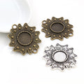 12mm 6.2g Zinc Alloy Charm Pendant for DIY Necklace Bracelet Jewelry Making view 1