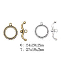 Vintage Alloy OT Toggle Clasp For DIY Jewelry Accessories Bracelet Necklace Findings view 1