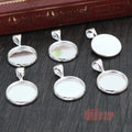 12mm Zinc Alloy Charm Pendant No.628303 for DIY Necklace Bracelet Jewelry Making view 4