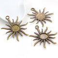 49x45mm 7g Gold Zinc Alloy Charm Pendant for DIY Necklace Bracelet Jewelry Making view 3