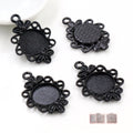 12mm Zinc Alloy Charm Pendant for DIY Necklace Bracelet Jewelry Making view 4