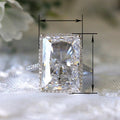 Sparkling Rectangular Korean Style Ring For Women, Exaggerated Luxury Simple Index Finger Ring view 5