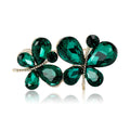 Alloy Rhinestone Butterfly Brooch Pin For Women's Blazers And Coats view 5
