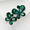 Alloy Rhinestone Butterfly Brooch Pin For Women's Blazers And Coats view 3
