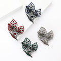 Vintage Alloy Rhinestone Hollow Calla Lily Brooch Pin For Coats view 1