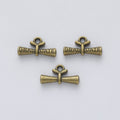 Zinc Alloy Letter A-Z Charm Pendant for DIY Necklace Bracelet Jewelry Making view 2