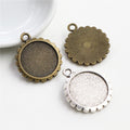 16mm 2.5g Zinc Alloy Charm Pendant for DIY Necklace Bracelet Jewelry Making view 1