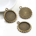 16mm 2.5g Zinc Alloy Charm Pendant for DIY Necklace Bracelet Jewelry Making view 2