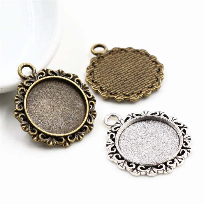 18mm 4g Zinc Alloy Charm Pendant No.551946 for DIY Necklace Bracelet Jewelry Making