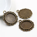 18mm 4g Zinc Alloy Charm Pendant No.551946 for DIY Necklace Bracelet Jewelry Making view 2