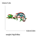 Alloy Enamel Chameleon Frog Brooch Pin For Womens Clothing Accessories view 4