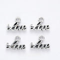 Antique Silver Zinc Alloy Letter A-Z Charm Pendant No.166062 for DIY Necklace Bracelet Jewelry Making view 1