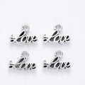 Antique Silver Zinc Alloy Letter A-Z Charm Pendant No.166062 for DIY Necklace Bracelet Jewelry Making view 2