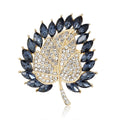 Alloy Rhinestone Flame Maple Leaf Brooch For Cardigans view 5