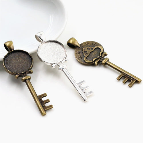 18mm Zinc Alloy Charm Pendant for DIY Necklace Bracelet Jewelry Making