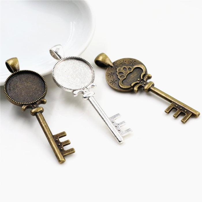 18mm Zinc Alloy Charm Pendant for DIY Necklace Bracelet Jewelry Making
