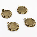 14mm 2g Zinc Alloy Charm Pendant for DIY Necklace Bracelet Jewelry Making view 2