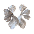 3D Floral Alloy Drop Earrings Elegant Minimalist High-End Metal Statement Earrings For Women view 5