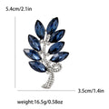 Alloy Crystal Wheat Brooch Pin For Dresses And Blazers view 4