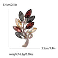 Alloy Crystal Wheat Brooch Pin For Dresses And Blazers view 6