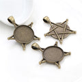 20mm 6g Zinc Alloy Charm Pendant for DIY Necklace Bracelet Jewelry Making view 3