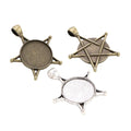 20mm 6g Zinc Alloy Charm Pendant for DIY Necklace Bracelet Jewelry Making view 5